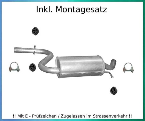 Mittelschalldämpfer audi - mittelschalldämpfer, a3